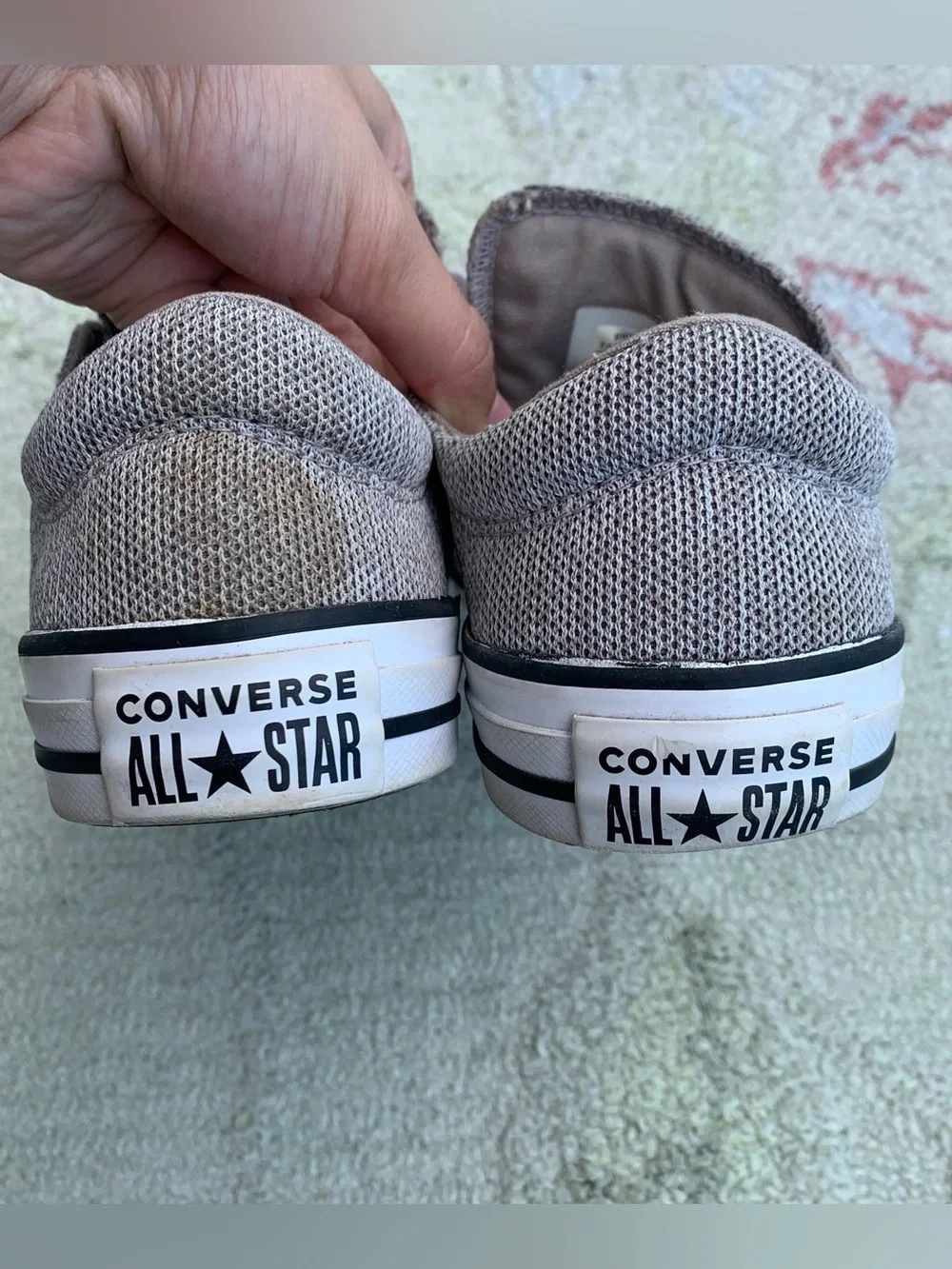 Converse Chuck Taylor All Star Madison Ox Low Top Grey Mesh Sneakers size 7